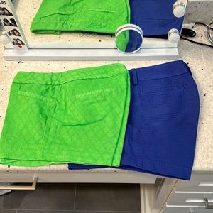 Lilly Pulitzer shorts - both size 8; perfect condition